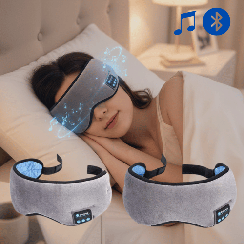 SleepWave Pro®💤 | Máscara para Dormir con Audífonos Bluetooth